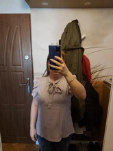 Blusa de manga corta con lazo y lunares para verano, camisa Vintage con volantes para mujer, blusas con lazo, tapas atractivas para mujer