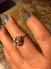 Anillos de boda con forma de corazón y cristal para mujer, sortijas de compromiso de oro rosa para mujer, joyería, accesorios para regalos de fiesta