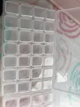 Caja de almacenamiento de plástico para joyas, compartimiento ajustable, caja para pendientes, estuche para joyería, varios tamaños