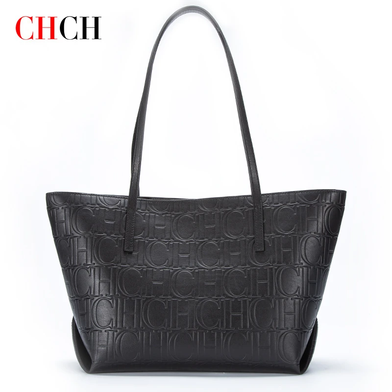 CHCH Large Capacity Vintage Women's Handbags 100 Cowhide Leathe