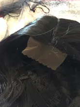 NNZES-Peluca de cabello sintético para mujeres negras, pelo corto ondulado de 14 pulgadas, parte media, color negro, resistente al calor