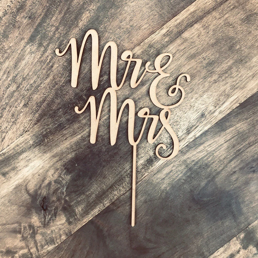 Wedding Mr & Mrs Cake Topper Mr & Mrs Wedding Engagement Cake Topper Bride and groom Decoration Cake Decorating