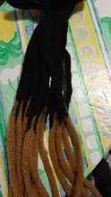Extensiones de Cabello sintético para hombre y mujer, Pelo trenzado Afro, estilo Hip hop, hecho a mano