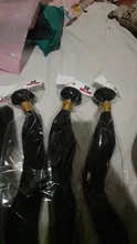 Extensiones de cabello humano peruano con cierre de encaje, mechones rectos de 30 pulgadas, 4x4, cierre HD 5x5, 3/4 mechones