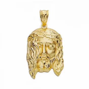 

Head face Christ 18k gold 33mm. [AA2455]