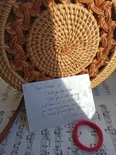 Gusure-Bolso de mimbre tejido para mujer, bandoleras cruzadas hechas a mano de verano para la playa, pequeñas, de hombro redondo de paja