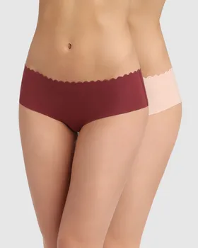 

2 Pack hipsters cotton cut to laser range Body Touch Coton DIM