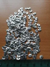 (29958)200 Uds 6*6*5MM Chapado en bronce antiguo de aleación de Zinc redondos o curva cepillado discos espaciador los malos resultados de la joyería de accesorios