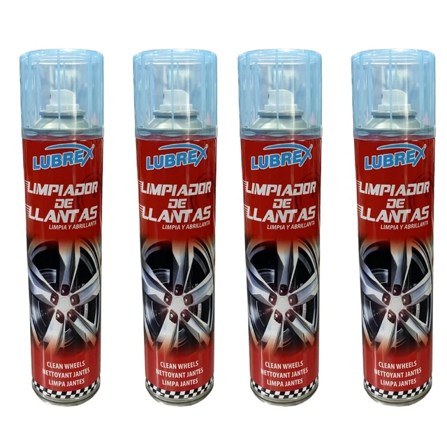 Pack 4 Limpiadores de Llantas Limpia y Abrillanta (400 ml) Para Coches  Automoviles - AliExpress