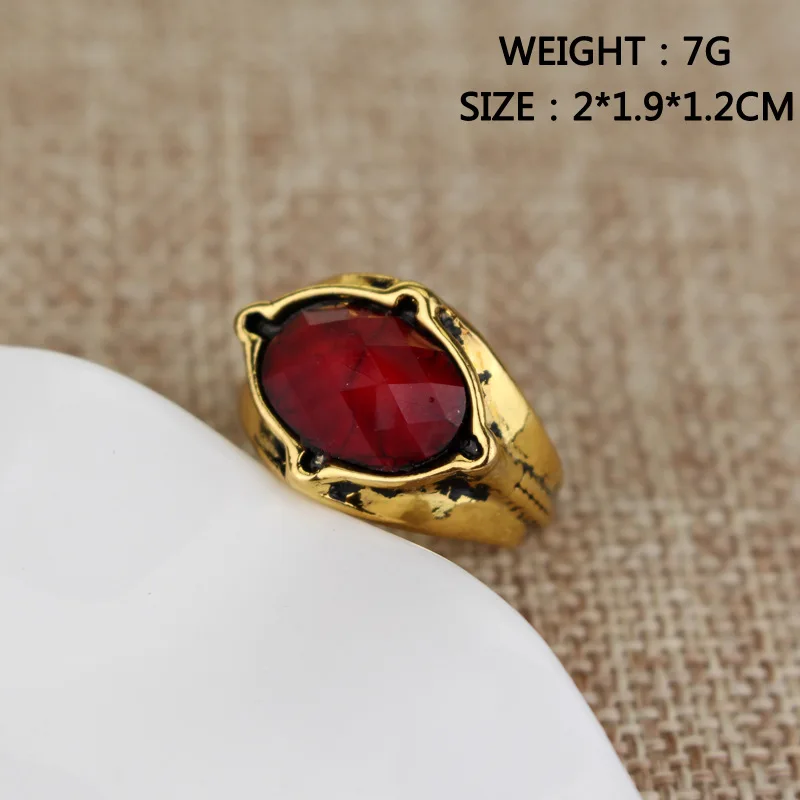 Narya Galadriel Gandalf Rings Jewelry Elf Rings Fashion jewelry For Women Men Vintage Cosplay Fans Gift Party 6-12 Size 4