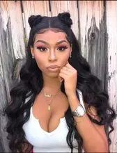 Melodie 28 30 32 pulgadas onda del cuerpo mechones con cierre brasileño de la Virgen del pelo humano Frontal agua mechones y 4X4 cierre