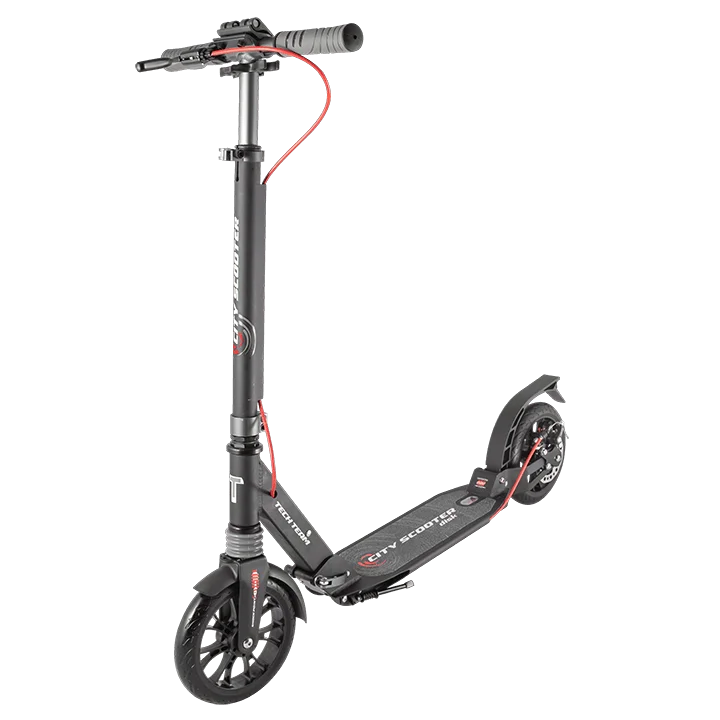 САМОКАТ TECH TEAM CITY SCOOTER DISK BRAKE - Цвет: CITY SCOOTER DISK BRAKE 2020 Чёрный