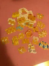 Lote de 40 pegatinas de oso para bebé, pegatina decorativa para álbum de recortes, álbum diario coreano, papelería Kawaii
