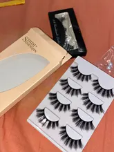 Mink-Lashes Makeup Faux-Cils Dramatic Fluffy Cilio Natural 3/4-Pairs for Maquiagem 3D
