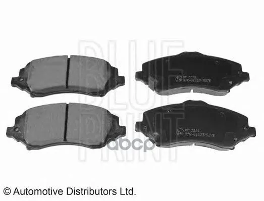 Колодки Тормозные Chrysler Voyager/Jeep Cherokee/Wrangler 07- Передние Blue Print Ada104213 Blue Print арт. ADA104213