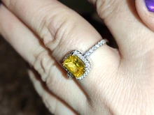 De Lujo mujer chica de cristal anillo de piedra de circonia cúbica bohemios plata Color blanco rosa amarillo anillo promesa anillos de compromiso para las mujeres