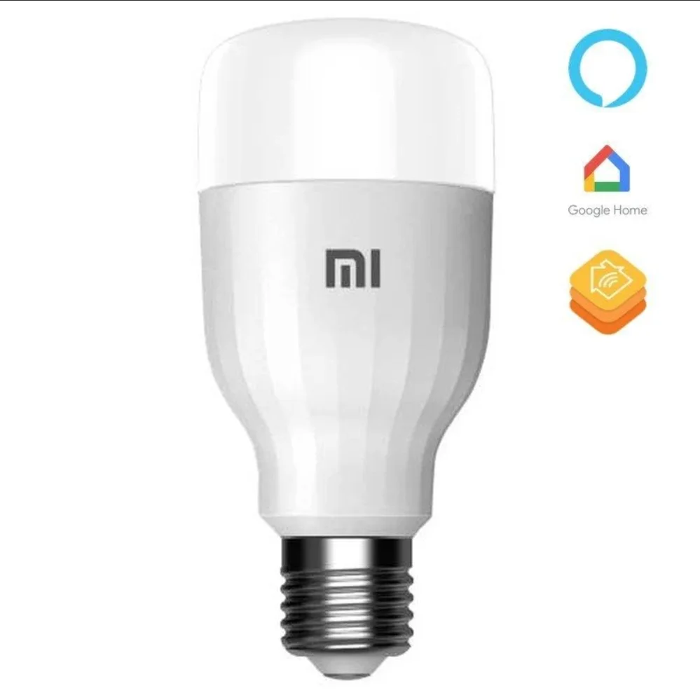 Xiaomi Smart Bulb Mi Led Smart Bulb Essential Bianco E Colore-9W-E27 - 950 Lumens-1700-6500K-Wifi - App Mi Home [Classe Di Efficienza Energetica A]