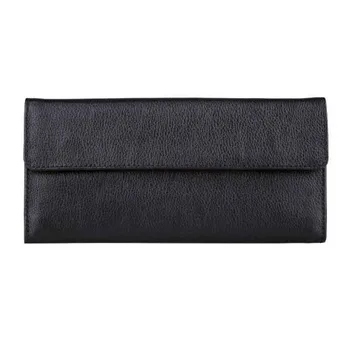 

ASKENT портмоне женское 100% натуральная кожа PJ 82 FP-BL черный цвет