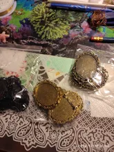 Nueva moda 5 uds 30x40mm tamaño Interior antiguo bronce dorado plata colores negros broche perforado estilo Base colgante