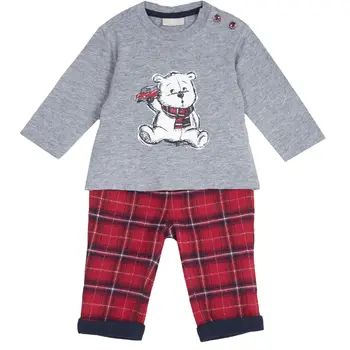 

Set (T-shirt + pants) Chicco for boys, color red