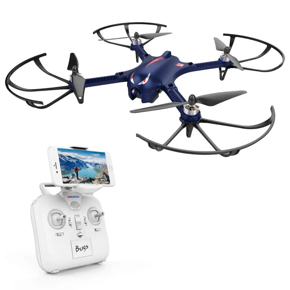 

DROCON Bugs 3 Powerful Brushless Motor Quadcopter Drone for Adults and Hobbyilists, High Speed Flying Drone, Suport HD Camera 4K