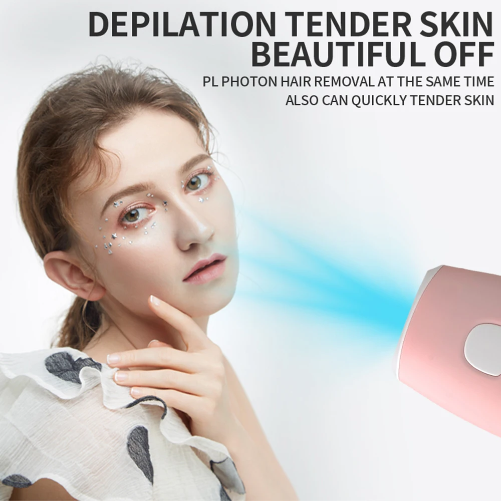 IPL Перманентный лазерный эпилятор с ЖК дисплеем триммер для удаления волос