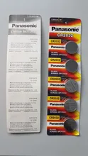 Batería de litio Original Panasonic cr2032 cr 2032 3V de 10 Uds para el ordenador del reloj batería de pila de botón de la calculadora del Control remoto
