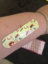 Vendas adhesivas para niños, botiquín de primeros auxilios transpirable, impermeable, yeso para heridas, dibujos animados, 100 Uds.