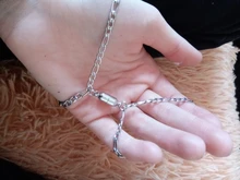 1/2Pcs New Magnet Couples Bracelet Stainless Steel O-Shaped Charm Bracelet for Women