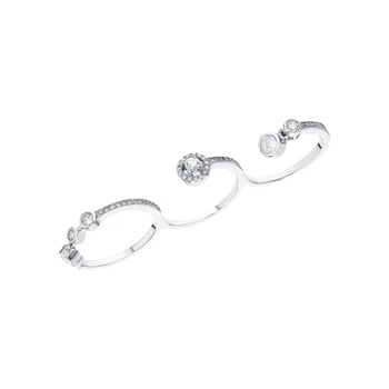 

Silver ring with cubic zirconia sunlight sample 925