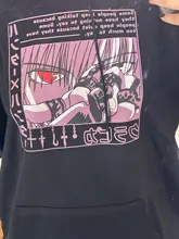 Sudaderas con capucha de Hunter X Hunter para mujer, jerséis, sudaderas con capucha, Killua Zoldyck, estampado de ojo del diablo, Sudadera con capucha de Anime, Tops