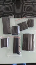 Tubing-Tube Wrap-Cable Sleeving Electrical-Wire Heat-Shrink Weatherproof Black 127pcs