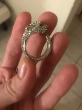 FDLK-Anillo de leopardo con incrustaciones de cristal para mujer, sortija Unisex con personalidad, regalo de joyas de fiesta