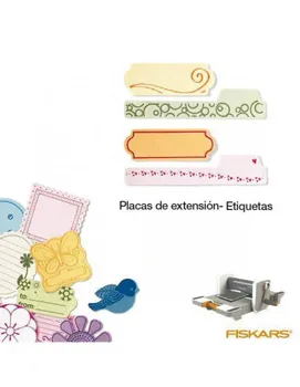 

PLATES EXTENSION MINI FOR DIES OF THE MACHINE FUSE CREATIVITY SYSTEM TAGS
