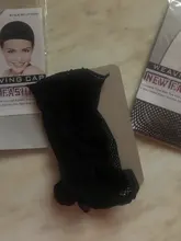 Malla de nailon para pelo de mujer, redecilla negra para la fabricación de pelucas, malla elástica, accesorios para pelucas, 1 unidad