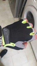 Guantes antideslizantes de silicona para ciclismo, para hombre y mujer, de medio dedo, transpirables, para deportes de choque, D40