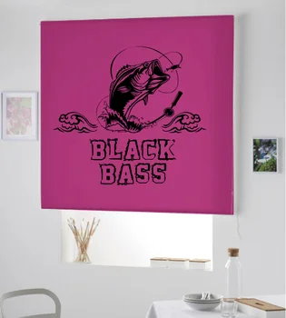 

Blind Iroa Youth sports/Black Bass! ROLLER BLINDS TRANSLUCENT! (FUCHSIA 100X175)