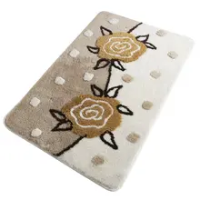 Коврик для ванной комнаты-коврики | коврик для ванной нескользящие Противоскользящие коврики Ориэль Бежевый 60X100 см