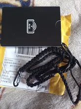 DIENQI-Tarjetero de Metal RFID para hombre, billetera minimalista con identificación de negocios, Tarjetero