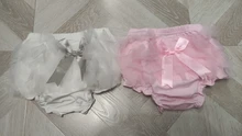 Bombachos de verano para bebés, pantalones cortos con lazo de princesa, malla con volantes, bragas y pañal de algodón para niños pequeños