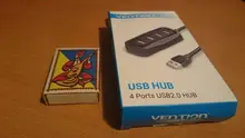 Usb-Splitter Usb-Hub Apple Vention Macbook Laptop 480mbps 4-Ports with 