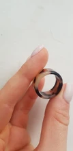 Retro nuevo Chic Corea transparente estética anillo colorido minimalista acrílico resina anillo para las mujeres joyería regalos de fiesta