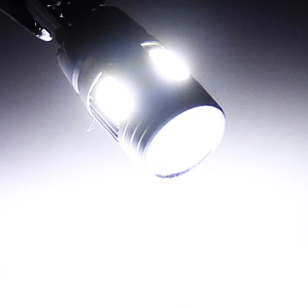 Одна упаковка/десять упаковок T10-5630-6SMD светодиодный автомобильный головной светильник, светильник для номерного знака 12В 3 Вт 6500 К