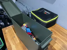 Caja de acero apilable para guardar munición hasta calibre 30, maletín táctico metálico de alta resistencia estilo militar para guardar balas para pistolas y armas