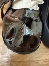 U-DOUBLE marca zapatos Lolita lindo zapatos de salón Mary Jane plataforma zapatos de cuña de mujer de gran tamaño 43 bombas dulce gótico zapatos para mujer de estilo Punk