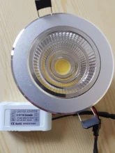 Dimmable LED Downlights Ceiling-Lamp DBF Angle Recessed 220V AC110V 9W 12W 6W COB Round