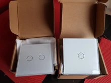 Glass-Panel Switch Power-Sensor Wall Crystal Livolo Eu Led-Backlight 2-Gang Standard