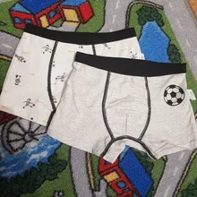 Bóxer de algodón para niños, ropa interior de 2 a 14 años, Diseño de dinosaurio de elefante, bragas suaves, lote de 2 uds., ZL89