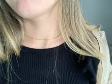 Gargantilla de Plata de Ley 925 con forma de corazón de melocotón para mujer, collar tipo cadena hasta la clavícula, Gargantilla corta, joyería fina, regalo de cumpleaños
