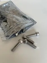 Screw Head-Cap Allen Bolt Hex-Socket Hexagon Black-Grade Stainless-Steel DIN912 M8 10pcs